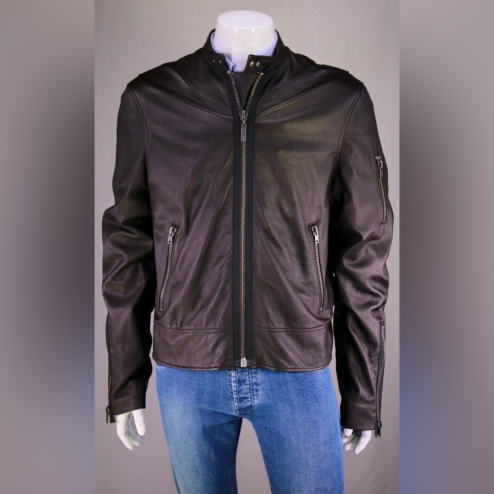 Juicy Couture leather jacket XL (but fit more like L)
